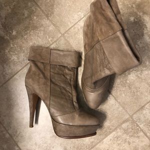 Dolce Vita Suede/ Leather Platform Booties